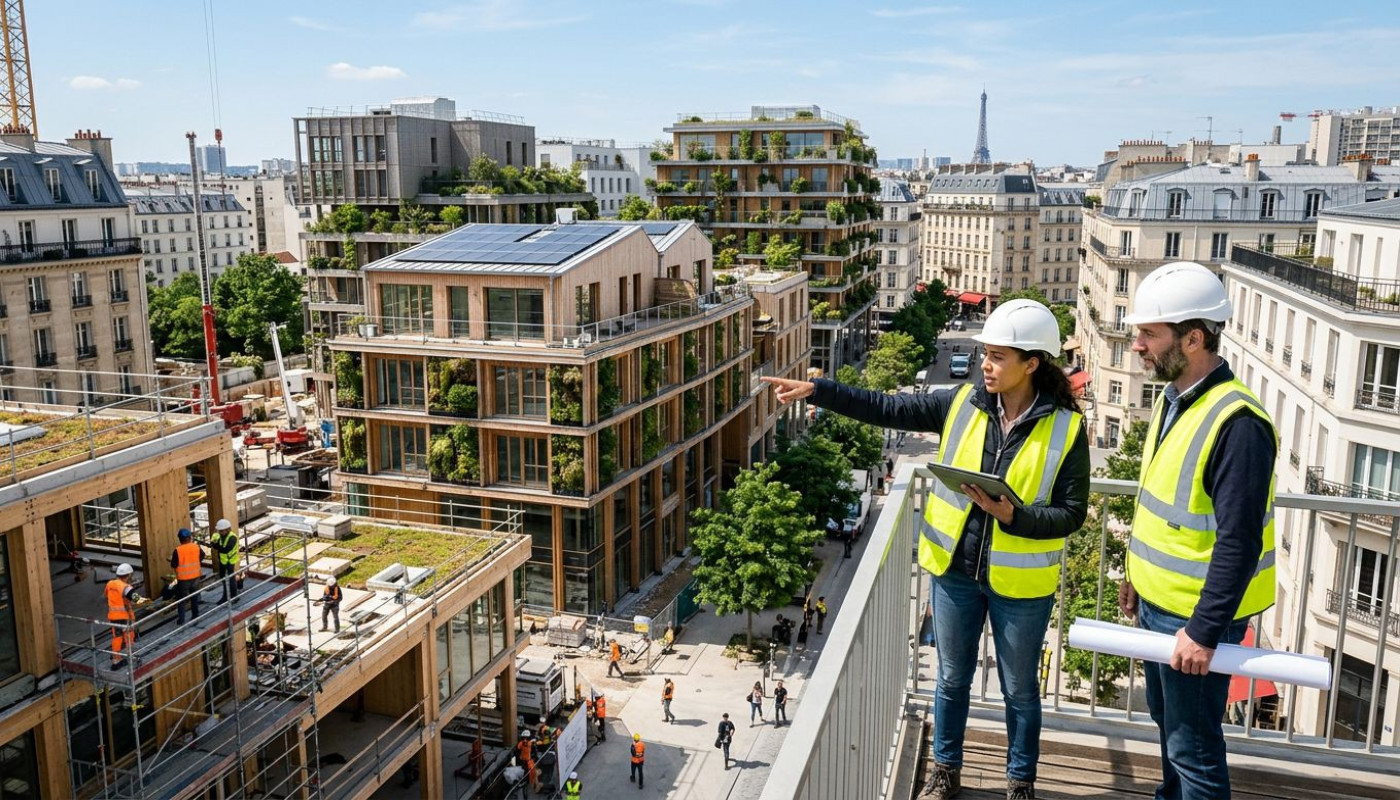 Chantiers urbains : comment la construction durable redessine nos villes